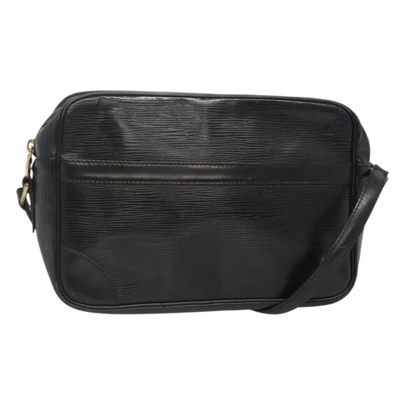 LOUIS VUITTON Epi Trocadero 27 Shoulder Bag Black